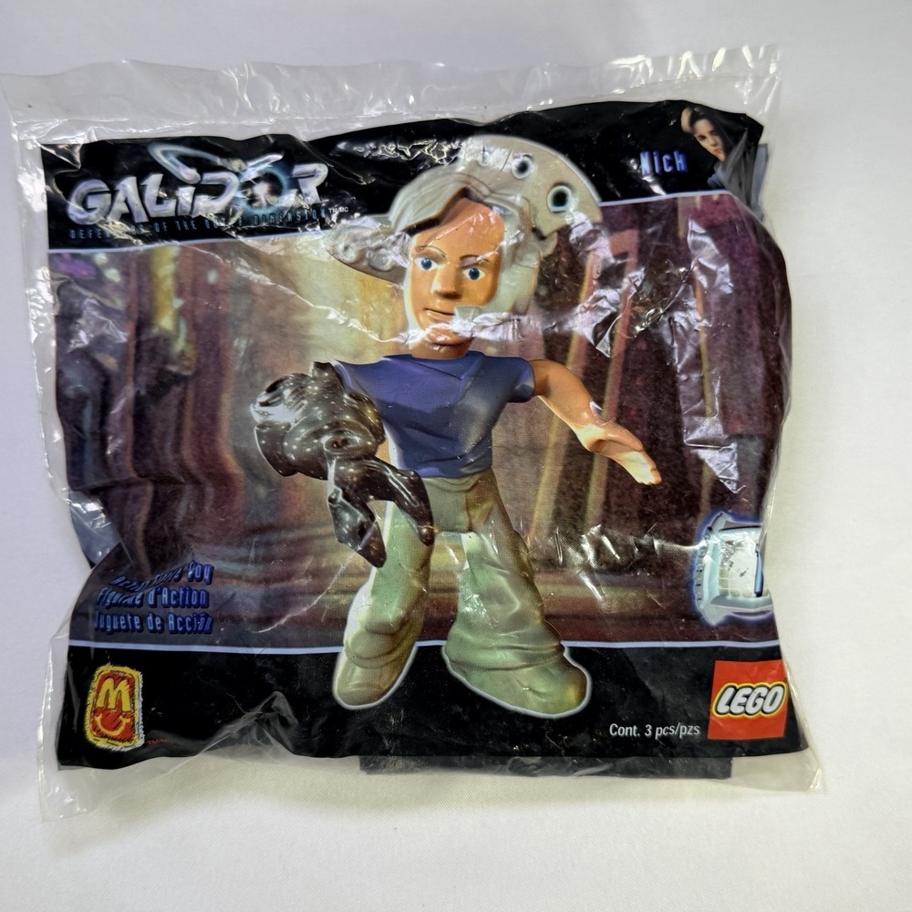 LEGO Galidor Nick McDonald's Premium Toy‎ Sealed Bag 2002 Ages 4+